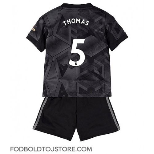 Arsenal Thomas Partey #5 Udebanesæt Børn 2022-23 Kortærmet (+ Korte bukser)